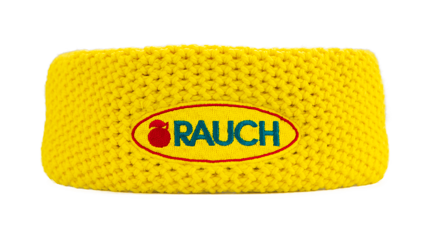 Gelbes RAUCH Strick-Stirnband